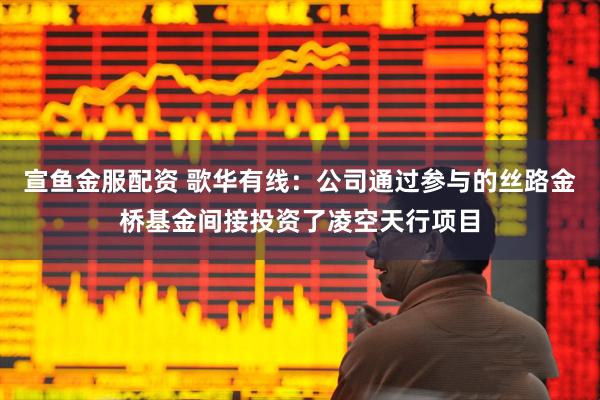 宣鱼金服配资 歌华有线：公司通过参与的丝路金桥基金间接投资了凌空天行项目