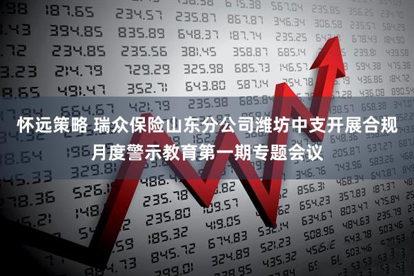 怀远策略 瑞众保险山东分公司潍坊中支开展合规月度警示教育第一期专题会议